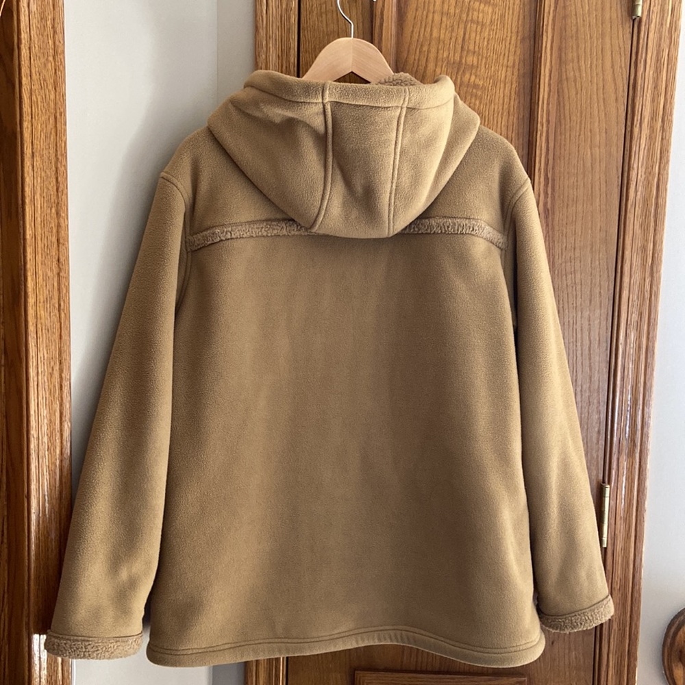 Tan Hooded Fleece Jacket - Women's - Picture 2 of 8